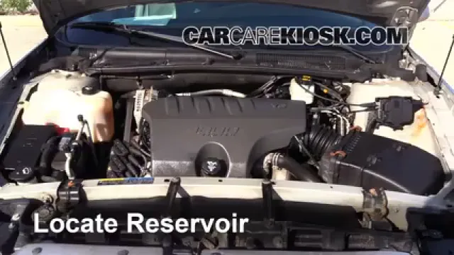 2004 Buick LeSabre Custom 3.8L V6 Líquido limpiaparabrisas Agregar líquido